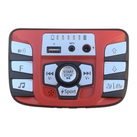 24V Children's Electric Vehicle 2588 Forward and Backward Central Control Switch Multi-Function Bluetooth Connection Music Power Display Center Panel Electric Toy Car Replacement Parts