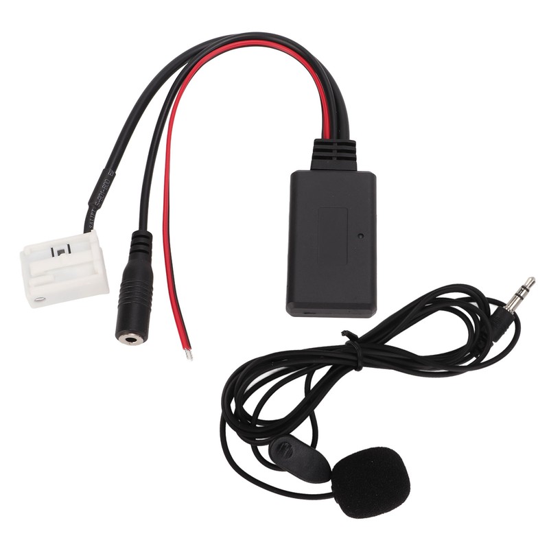 12 Pin AUX Adapter Hands Free Microphone Kit Wireless Bluetooth