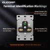ELEGRP 50 Amps 250V Flush Mounting Power Outlet, NEMA 6-50R
