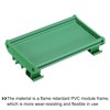 sourcing map DIN Rail Support for PCB Housing Bracket 135
