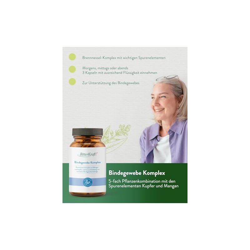 BitterKraft! Connective Tissue Complex - 90 Capsules - Nettle Complex