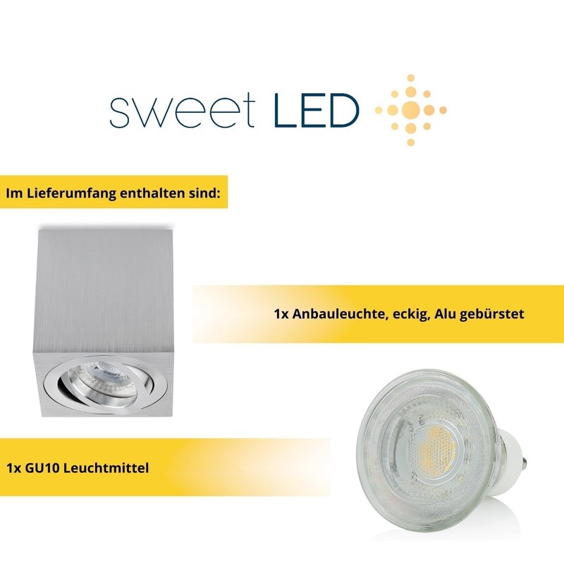 Sweet Led Surface-Mounted Spotlight GU10 Made of Aluminium - Ceiling
