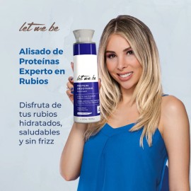 Alisado Matizador Protein Smoothing Experto Rubios Let Me Be