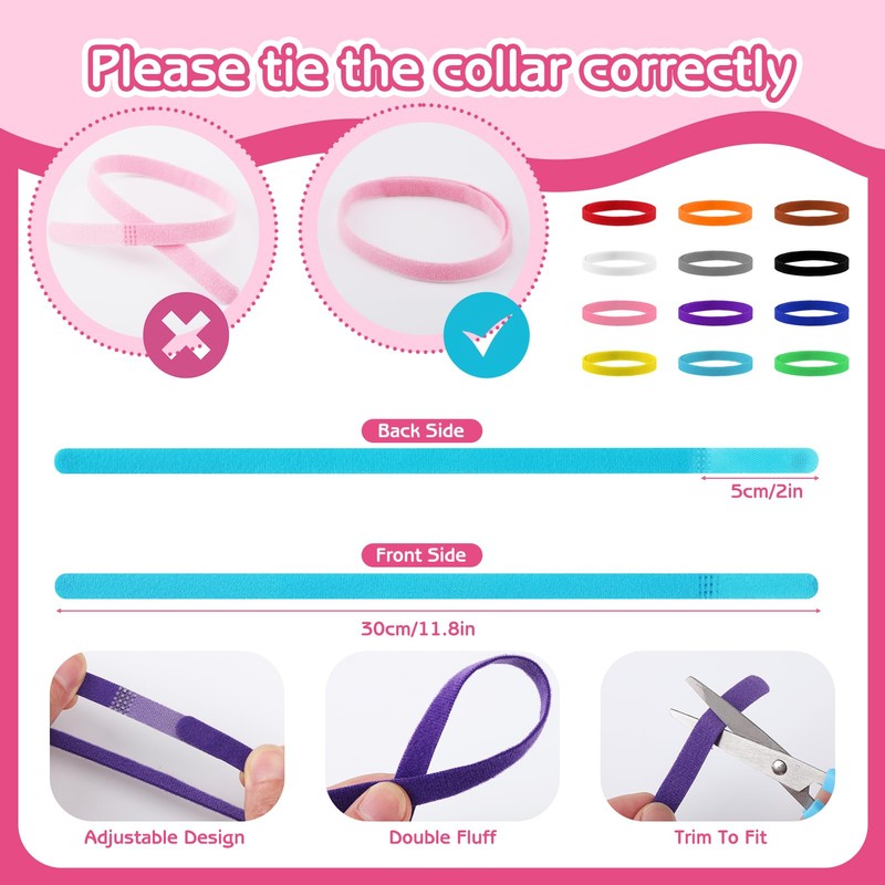GGSTDDUP 36 Pcs Puppy Collar and Leash Set, Adjustable New