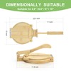 Tortilla Press 10 Inch- with 50pcs Parchment Paper and Dough
