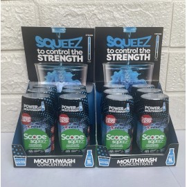 Crest (12) SCOPE SQUEEZ Mouthwash Concentrate COOL MINT Squeeze Bottle 1.69 Oz