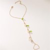 Lily of The Valley Bracelet Chain Ring Bracelet for Women