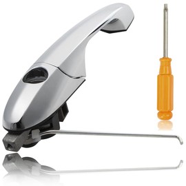 ZAMDOE Door Right Handle for Fiat 500 2007-2016 Drivers Side for Abarth 500 595 695 2008-2016 Chrome Outer Door Handle Replace Number 735592012 735485872 Car Parts with Screwdriver