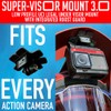 Super-Visor Mount 3.0 - Low Profile Under Visor Camera Mount