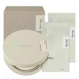 Soo37 숨37 스킨 스테이 소프트 글로우 쿠션 01호 기획세트 본품1+리필2 SU:M37 Skin Stay Soft Glow Cushion No. 01 Special Set (1 Main + 2 Refills) [Basic product]