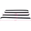 New Left Right Car Glass Seals Belt Weatherstrip Kit Compatible