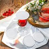 8 Pieces Stainless Steel Drink Covers Wine Glass Cover Mesh