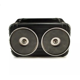 Unbranded Deep Secret Under Car Compartment - Magnetic Stash Box 190lbs Pull Force