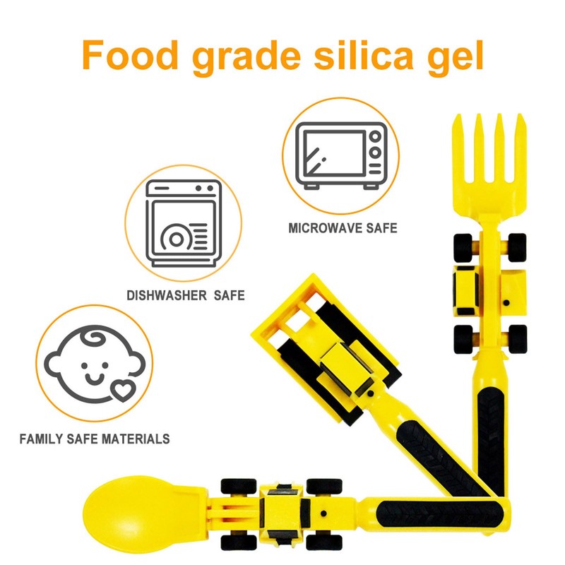 Juego de Construcción para Comer con Tenedor y Cuchara de