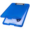 helit H2532030 Clipboard DIN A4 the Clip Blue Translucent Clipboard