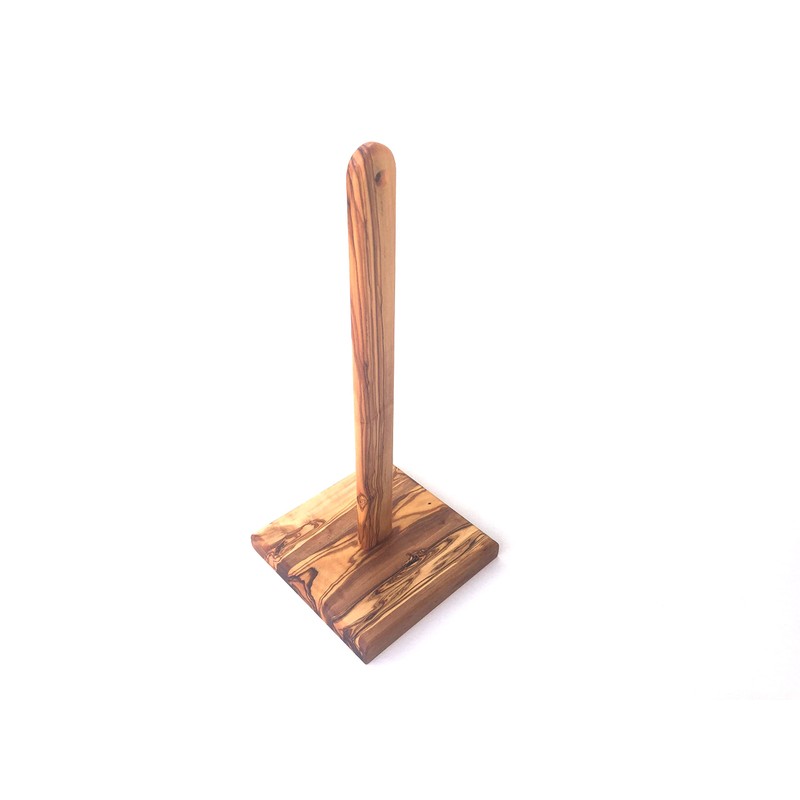 Square Kitchen Roll Holder Roll Dispenser Roll Stand Handmade Olive