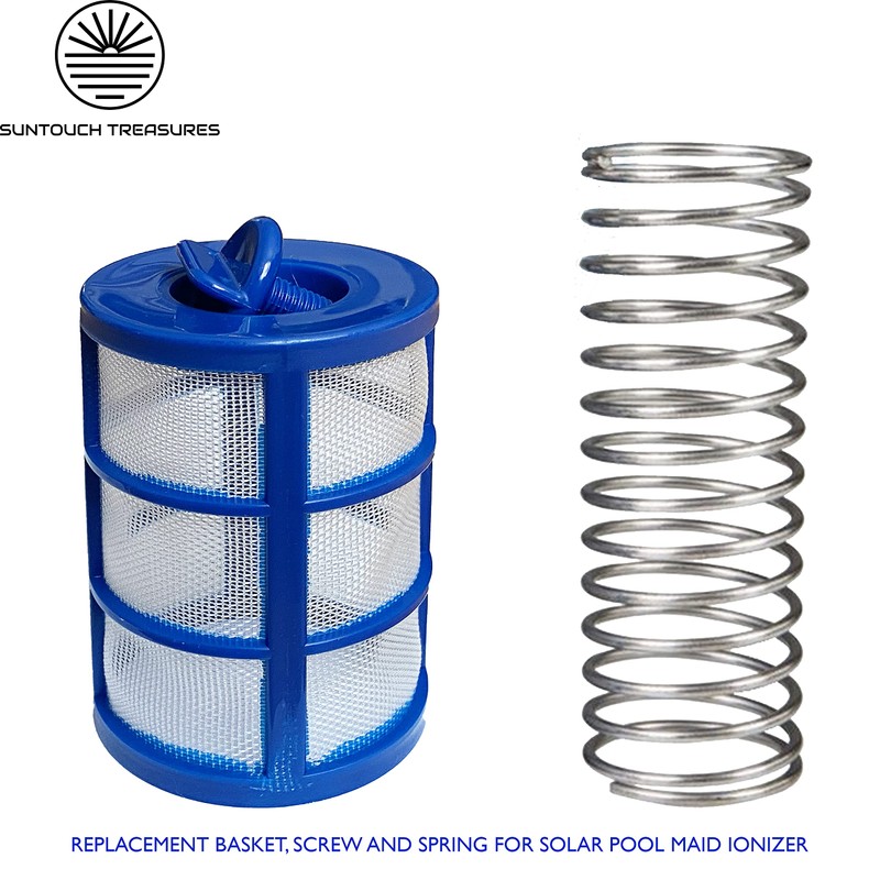 SUNTOUCH TREASURES Replacement Basket, Screw and Spring for Solar Pool