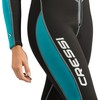 CRESSI Lido Long 2 mm Lady, Black/Aquamarine, XS