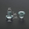 uxcell 16pcs 8mm Clear Stem Bumpers Glide, Patio Outdoor Furniture