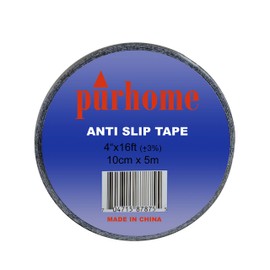 RugStylesOnline Indoor/Outdoor Black Anti Slip Safety Strips Non Skid Adhesive Stair Tread Strip Roll (Black, Length: 16 feet by Width: 4 Inch)