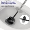 DOWRY Stainless Steel Toilet Bowl Brush and Holder for Bathroom