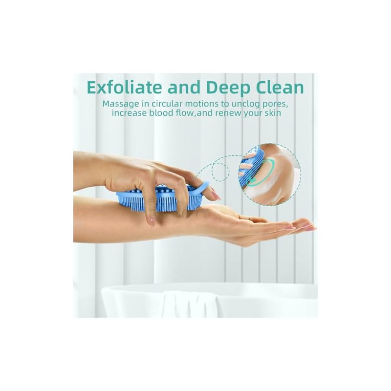Depurador Corporal Silicona Unidades Limpiador Doble Cara Hombres Mujeres Baño