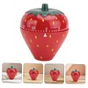 Gatuida Retro Strawberry Shaped Kitchen Timer Mechanical Countdown Device for