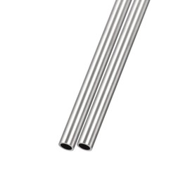 METALLIXITY 316 Stainless Steel Pipe 316 Stainless Steel Tube 316 Stainless Steel Tube 8mm OD x 1mm T x 250mm L 2pcs Straight Tube for Furniture Machinery