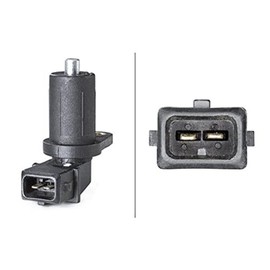 HELLA 6PU 009 163-381 Sensor, crankshaft pulse - 12V - 2-pin connector - in transmission housing - without cable