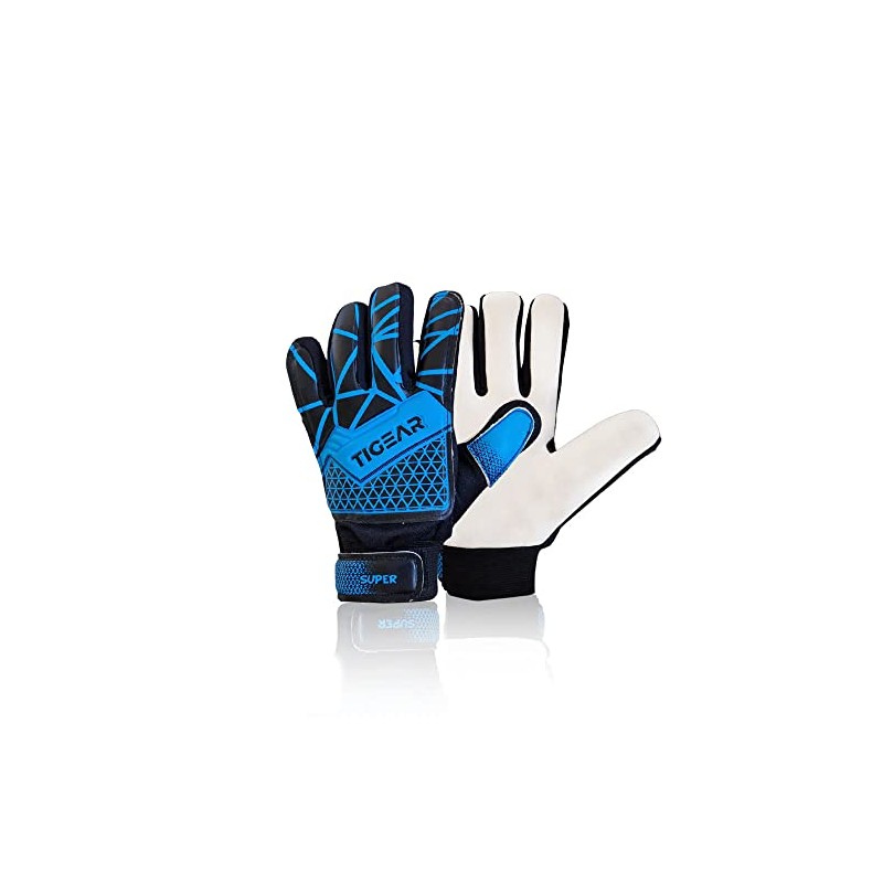 TIGEAR Junior Goalkeeper Gloves with Super Grip Latex and Palm