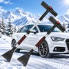 Extendable Car Snow Shovel Ice Scraper Winter Auto Windshield Cleaner