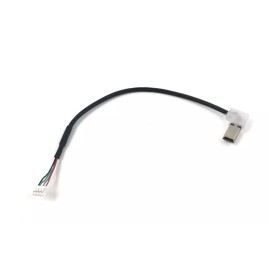 Micro SATA Cables 1.25 mm Connector 1X4 Pin to Low Profile Mini USB Right Angled Cable