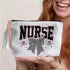 SQQCMM Bow Nurse Makeup Bag - Trendy Nurse Themed Gifts