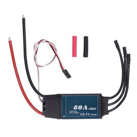 80A Brushless ESC 2‑6S Electric Speed Controller with 5V 5A BEC for RC Aircraft Drone Helicopter Model