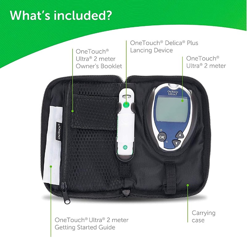 ONE Touch Ultra 2 Blood Monitoring System - Complete Kit