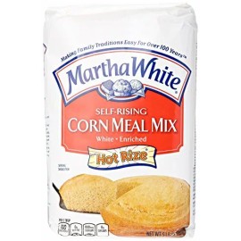 Smucker's Smuckers Martha White Corn Meal Mix, Self-Rising, Enriched, White, 5 lb
