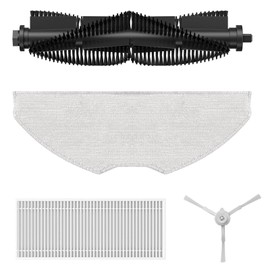 SwitchBot Robot Vacuum Cleaner Consumable Set Replacement Parts - 1 Main Brush + 2 Side Brushes + 2 Filters + 2 Mops for S1/S1 Plus Accessories