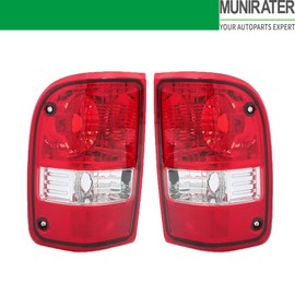 munirater 2 Pcs Outer Rear Light Assembly Left and Right Side Replacement for Ranger 2001-2011 Tail Lamp
