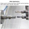 sourcing map AlTiSin Centre Drill Bit 6 mm 6 mm
