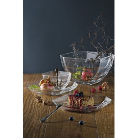 Barski - European Glass - Deep -Octagon Serving Bowl - Salad bowl - Mixing Bowl - 8.5" D - 110 oz. - Made in Europe