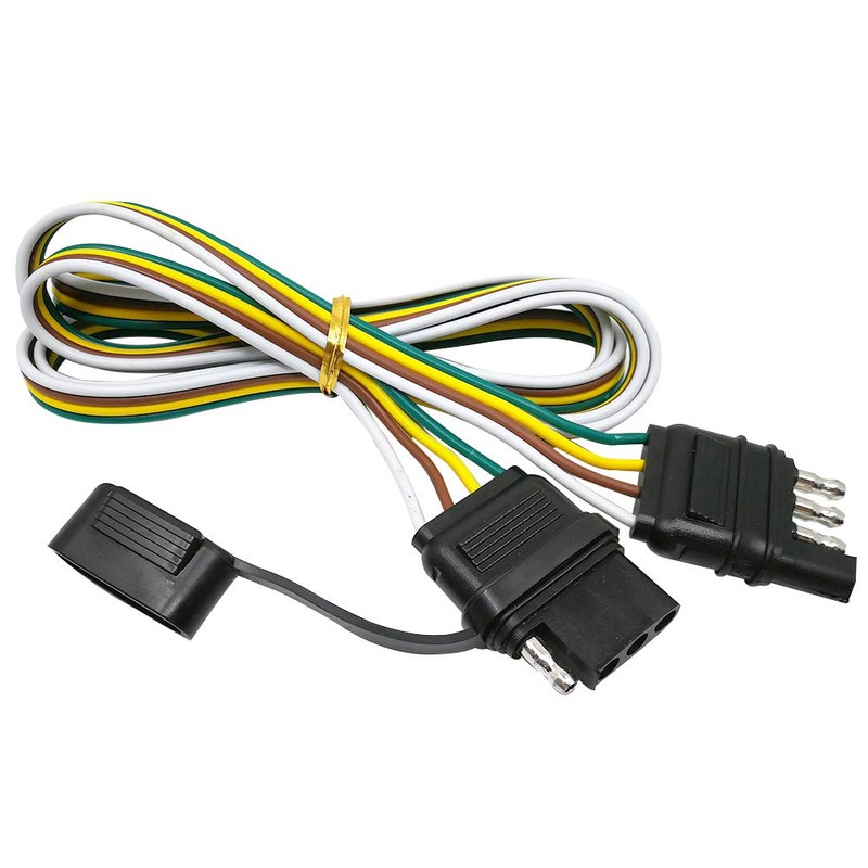 CARROFIX - Extensión plana de 4 cables de 60 pulgadas