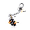 TCMT Adjustable Long Highway 1-1/4" 1.25" Bars Foot Pegs Fit
