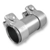 Exhaust Clamp, Pipe Connector, Double Clamp, Exhaust System (Galvanised Steel,