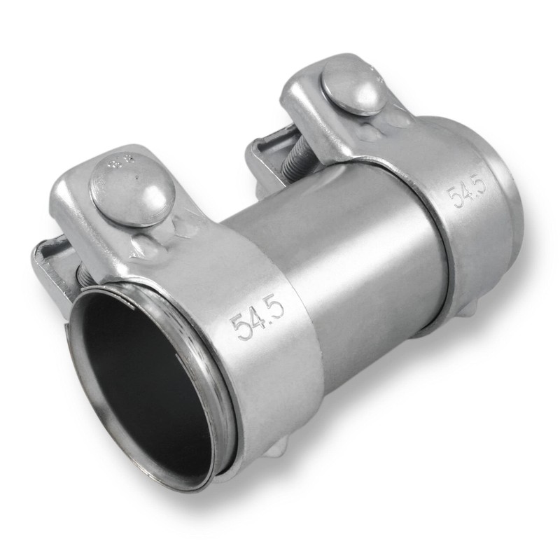 Exhaust Clamp, Pipe Connector, Double Clamp, Exhaust System (Galvanised Steel,