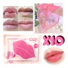 🔥 Kit 10 mascarilla de labios + 10 parches de
