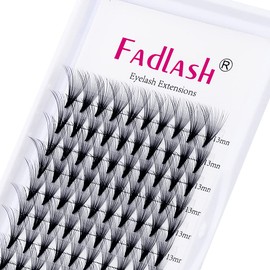Russian Volume Lashes 20D 0.07mm C Curl 8-14mm MIX Middle Stem Volume Eyelash Extensions Premade Fans Eyelash Extensions(20D-0.07-C,8-14mm)