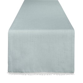 Lenox French Perle Solid 70" Runner, Ice Blue