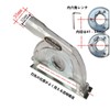 LICHIFIT Grinder, Dust Collection Cover, Dustproof, Connects to Dust Collector