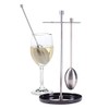 Oenophilia Oeno Ice Chilling Wand Set with Stand, Silver