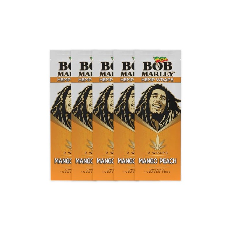 Bob Marley Wraps - Mango Peach Flavor - Pack of